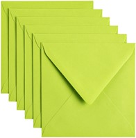 Envelop Papicolor 140x140mm appelgroen 6 Stuk