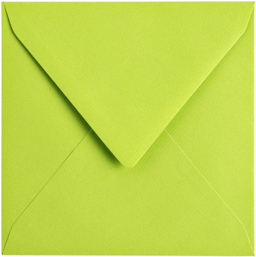 Envelop Papicolor 140x140mm appelgroen 6 Stuk-2