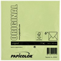 Envelop Papicolor 140x140mm appelgroen 6 Stuk-3