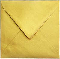 Envelop Papicolor 140x140mm metallic goud 6 Stuk-2