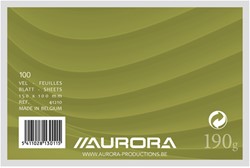 Systeemkaart Aurora 150x100mm blanco 190gr wit 100 Vel