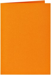 Correspondentiekaart Papi dubbel A6 oranje 6 Stuk