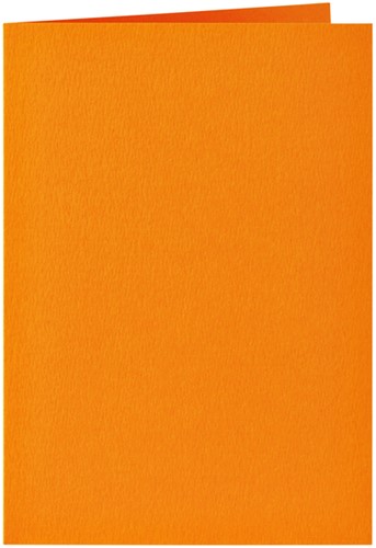 Correspondentiekaart Papi dubbel A6 oranje 6 Stuk
