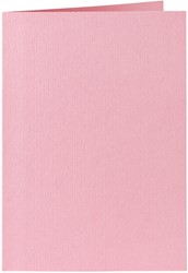 Correspondentiekaart Papi dubbel A6 babyroze 6 Stuk