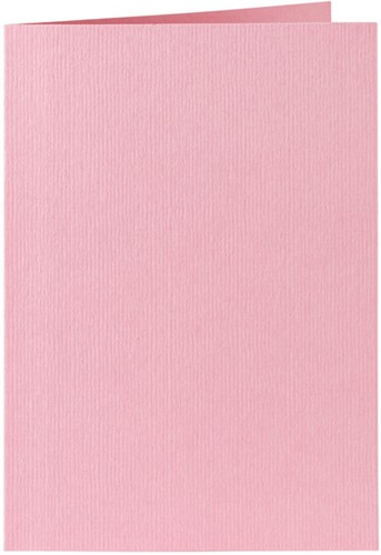 Correspondentiekaart Papi dubbel A6 babyroze 6 Stuk