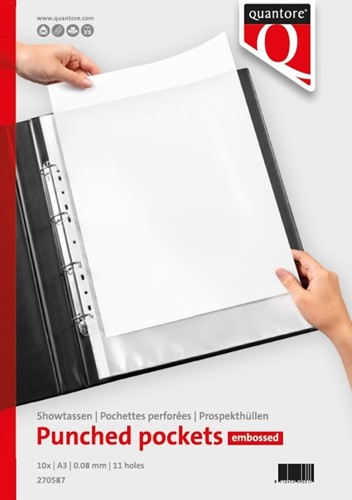 Showtas Quantore A3 11r pp 0.08 nerf staand 10 Stuk-2