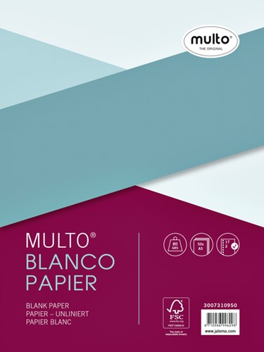 Interieur Multo 17-gaats blanco 80gr 50v 50 Vel