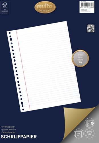 Interieur Multo 23g lijn+voorlijn 80gr 100vel 100 Vel