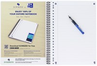 Collegeblk Oxf School A4+ ln 23gaats 160pag zwart 1 Stuk-2