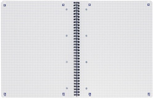 Collegeblk Oxf A4+ rt 5mm 4gaats 180pag 80gr zwart 1 Stuk-2