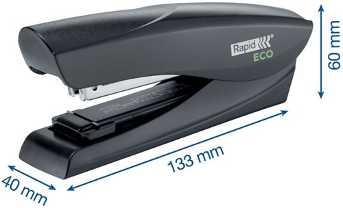 Nietmachine Rapid Fashion ECO halfstrip 25 vel zw 1 Stuk-2