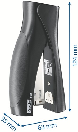 Nietmachine Rapid Fashion F20 Ultimate 20vel zwart 1 Stuk-3