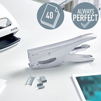 Niettang Leitz achterlaadmodel P3 40 vel zilver 1 Stuk-10