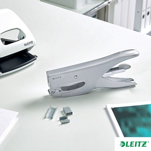 Niettang Leitz achterlaadmodel P3 40 vel zilver 1 Stuk-1