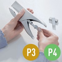 Niettang Leitz achterlaadmodel P3 40 vel zilver 1 Stuk-12