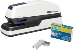 Nietmachine elektr Rapid Optima grip wit zwart 1 Stuk