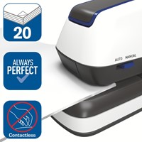 Nietmachine elektr Rapid optima 20 zwart zilver 1 Stuk-3