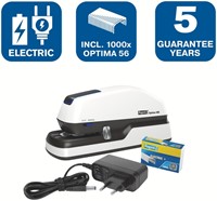 Nietmachine elektr Rapid optima 20 zwart zilver 1 Stuk-1