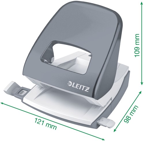 Perforator Leitz 5008 NeXXt metaal 30 vel zwart bm 1 Stuk-2
