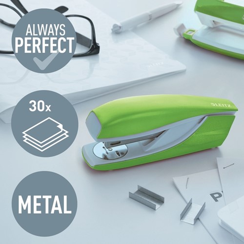 Nietmachine Leitz NeXXt metaal 30 vel groen 1 Stuk-3