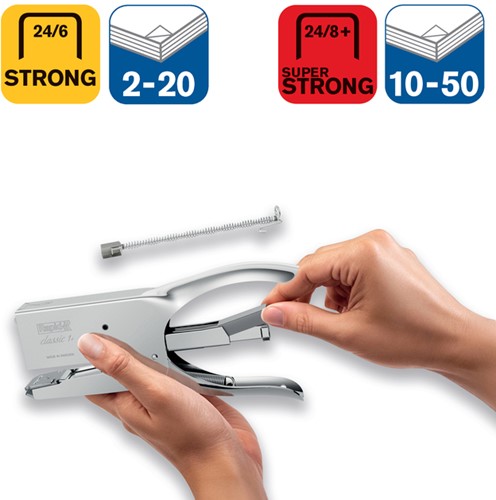 Niettang Rapid Classic K1 50 vel platium 1 Stuk-1