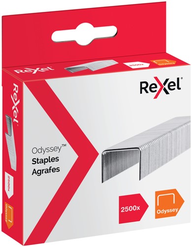 Nieten Rexel Odyssey verzinkt 2500 stuks 2500 Stuk
