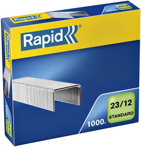 Nieten Rapid 23/12 gegalv standaard 1000st 1000 Stuk