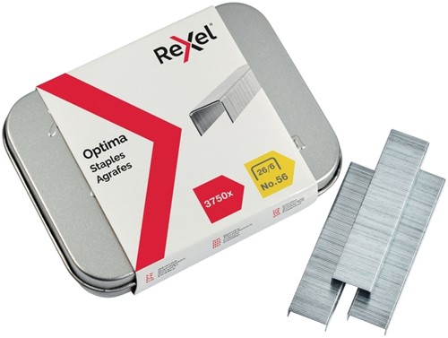 Nieten Rexel optima 26/6 nr 56 gegalv 3750 Stuk-2