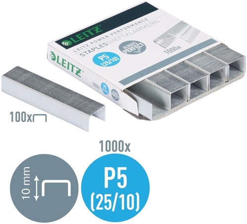 Nieten Leitz 25/10 verzinkt 1000st 1000 Stuk-3