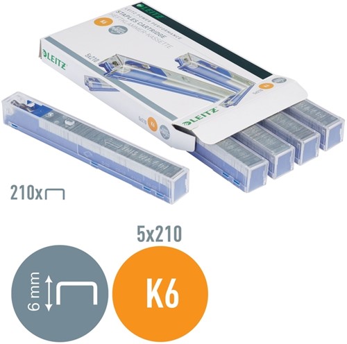 Nieten Leitz cartridge K6 5x210st 5 Stuk-3