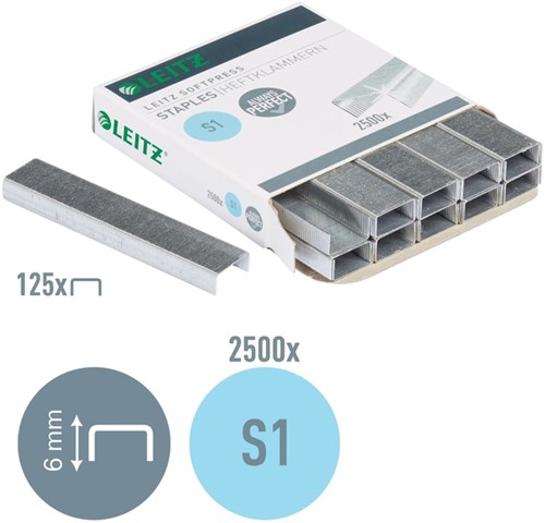 Nieten Leitz S1 softpress 2500st 2500 Stuk-8