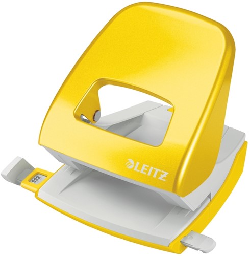 Perforator Leitz WoW new NeXXt 2-gaats geel 1 Stuk