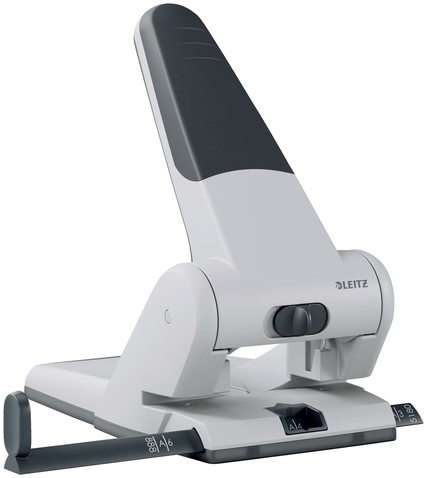 Perforator Leitz 5180 heavy duty 65 vel zilver 1 Stuk