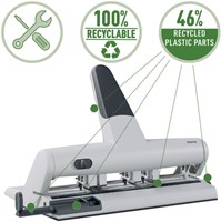 Perforator Leitz 5114 AKTO variabel multi zilver 1 Stuk-4