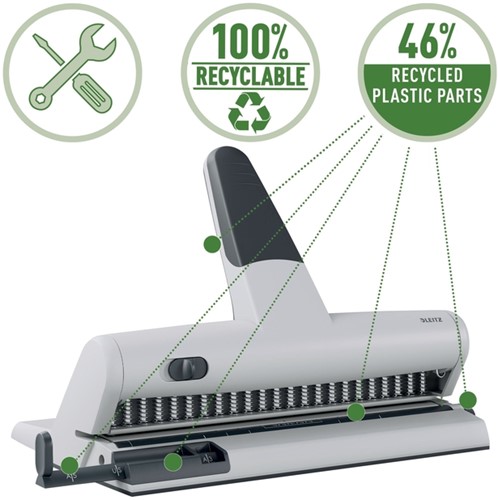 Perforator Leitz Heavy Duty Multi 5115 23 gaats 1 Stuk-3