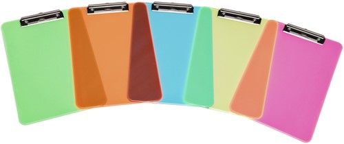 KLEMBORD MAUL A4 STAAND KUNSTSTOF NEON ROZE 1 Stuk-2
