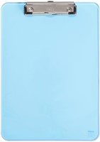 Klembord MAUL A4 staand transparant PS neon blauw 1 Stuk