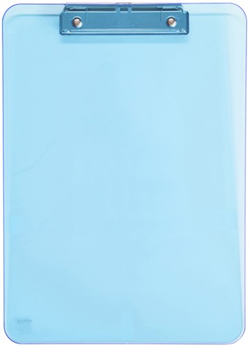 Klembord MAUL A4 staand transparant PS neon blauw 1 Stuk-2