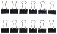 Papierklem MAUL 213 foldback 16mm zwart 12 stuks 12 Stuk-3
