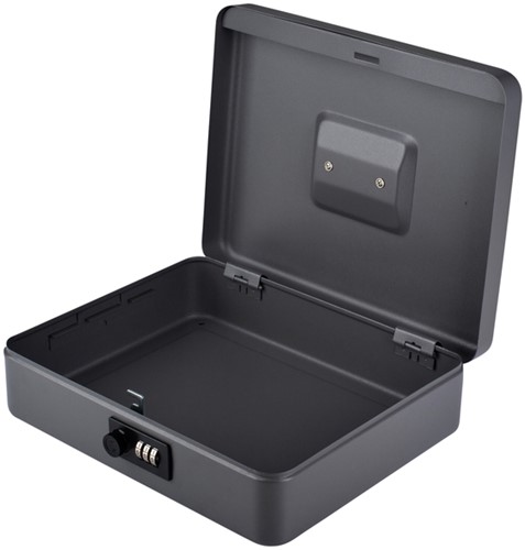 Geldkist Pavo cijferslot 300x240x90mm donkergrijs 1 Stuk-3