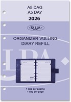 Agendavulling 2027 Kalpa A5 1dag/1pagina 1 Stuk