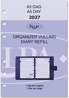 Agendavulling 2027 Kalpa A5 1dag/1pagina 1 Stuk