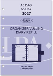 Agendavulling 2027 Kalpa A5 1dag/1pagina 1 Stuk