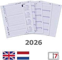 Agendavulling 2026 Kalpa A5 7dagen/2pagina's 1 Stuk-2
