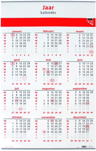 Jaarkalender 2027 Quantore 1 Stuk