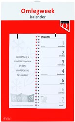 Weekomlegkalender 2026 Quantore 1 Stuk
