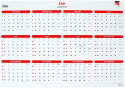 Jaarplankalender 2027 Quantore 48x68cm 1 Stuk