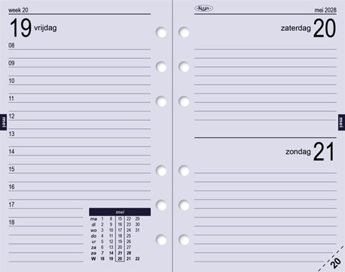 Agendavulling 2026 Kalpa Senior 1dag/1pagina 1 Stuk-5