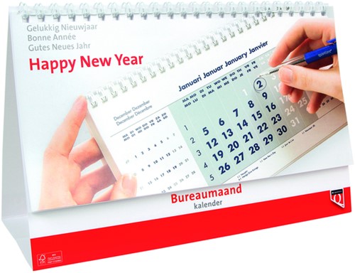 Bureau-maandkalender 2026 Quantore 1 Stuk