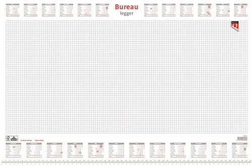 Bureau-onderlegblok 2026 Quantore 60x40cm 1 Stuk